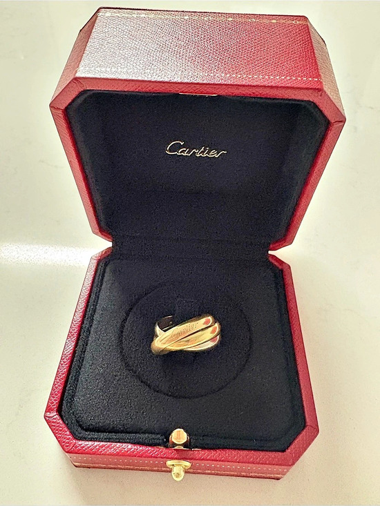 Cartier Jewelry - Cartier Trinity Ring, Classic Model Gold & Silver - Size 6